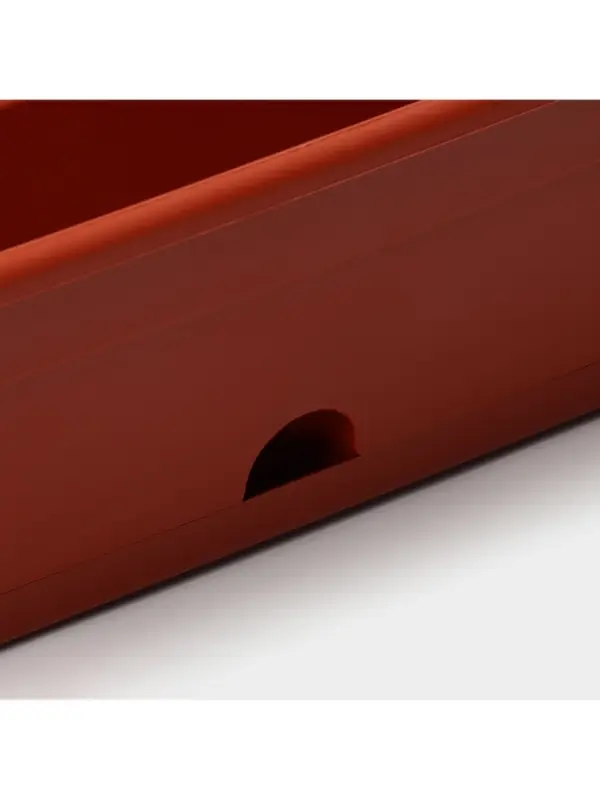 Ящик балконный для цветов, 12 л, 60 см, терракотовый