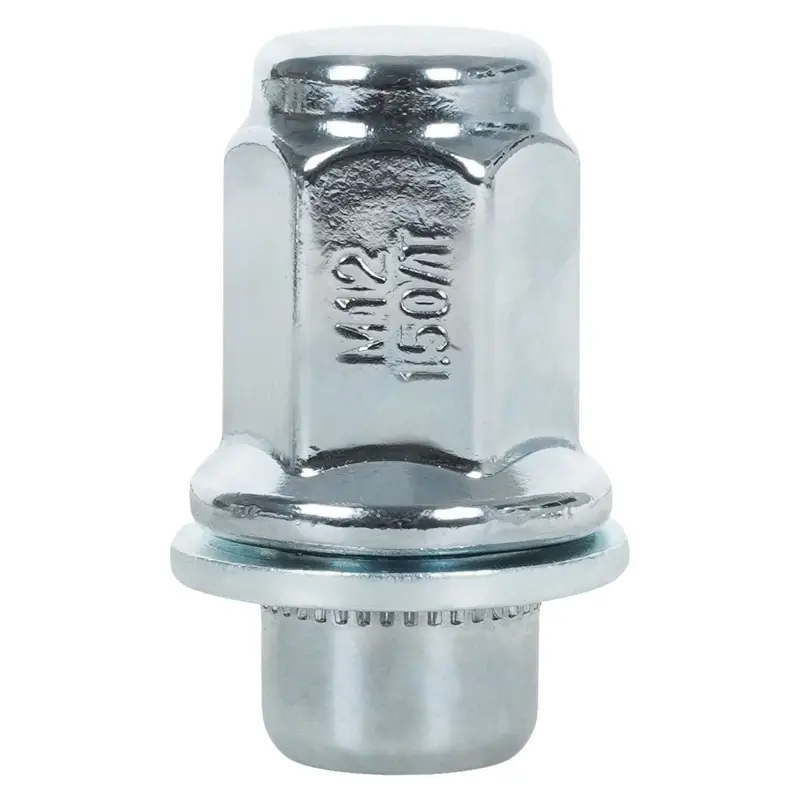 Гайка колесная M12x1,5x47, несъемная шайба, ключ 21, закрытая, хром для а/м Toyota/Lexus