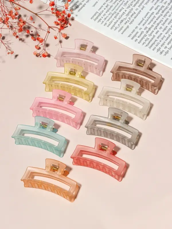 Крабик для волос &laquo;Туман&raquo;, прямой, 7 см, МИКС