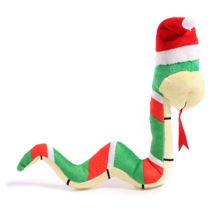 Новый год! Мягкая игрушка «Змея в новогодней шапочке» Новый год! Мягкая игрушка «Змея в новогодней шапочке»