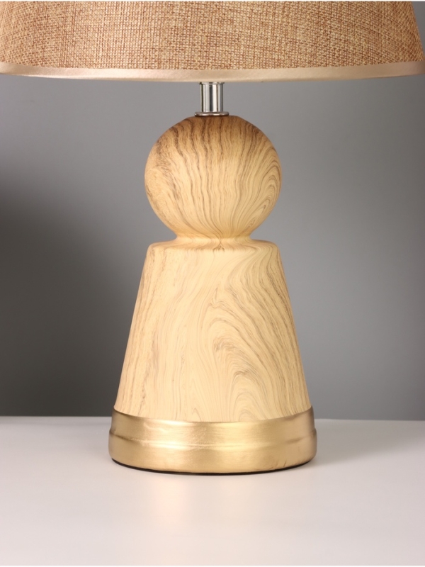 Лампа настольная Лампа настольная "Мудрость" 1х40Вт Е27 бежевый 25х25х39,5см МОДЕЛЬ: