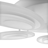 Люстра 114К006992 LED 90Вт белый 70x70x10 см.