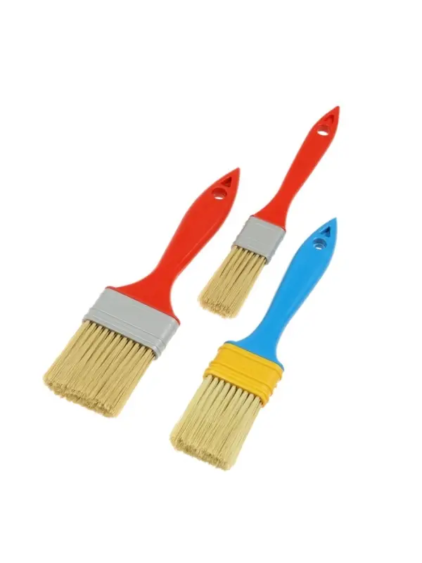 Набор кистей ЛОМ промо, искусственная щетина, пластик. рук, 1-1.5-2" (25, 38, 50 мм), 3 шт.