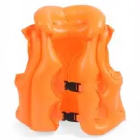Жилет для плавания, размер М, цвет оранжевый