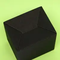 Коробка под кружку, без окна, черная 12 х 9,5 х 12 см