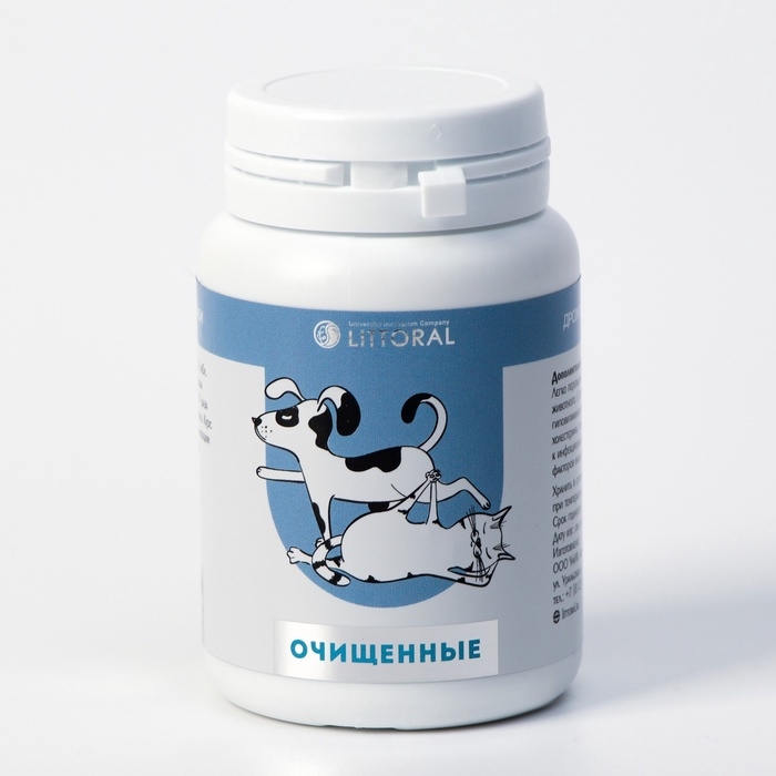 Пивные дрожжи очищенные для кошек и собак, 80 таб Пивные дрожжи очищенные для кошек и собак, 80 таб