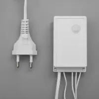 Гирлянда &laquo;Бахрома&raquo; 4&times;0.6 м, IP44, белая нить, 180 LED, свечение синее, 8 режимов, 220 В