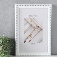 Фоторамка для фото 20&times;30 см &laquo;МИРАМ&raquo;, пластик, (пластиковый экран), белый