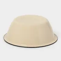 Миска эмалированная, 2 л, слоновая, кости