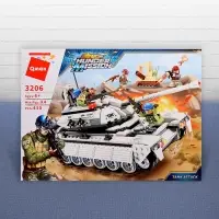 Конструктор Миротворцы Qman &laquo;Боевой танк&raquo;, 4 минифигуры, 430 деталей