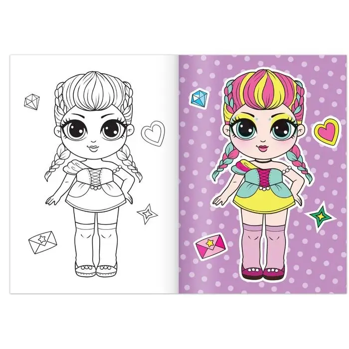 Раскраска «WOW Girls. Модницы», формат А5, 12 стр. Раскраска «WOW Girls. Модницы», формат А5, 12 стр.