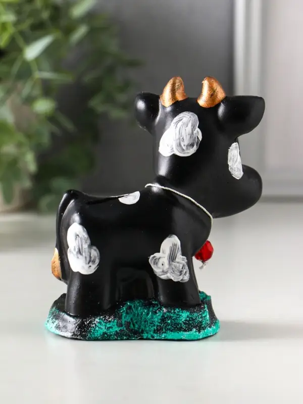 Копилка Копилка "Бычок" 11,5х10х6,5 см, чёрный