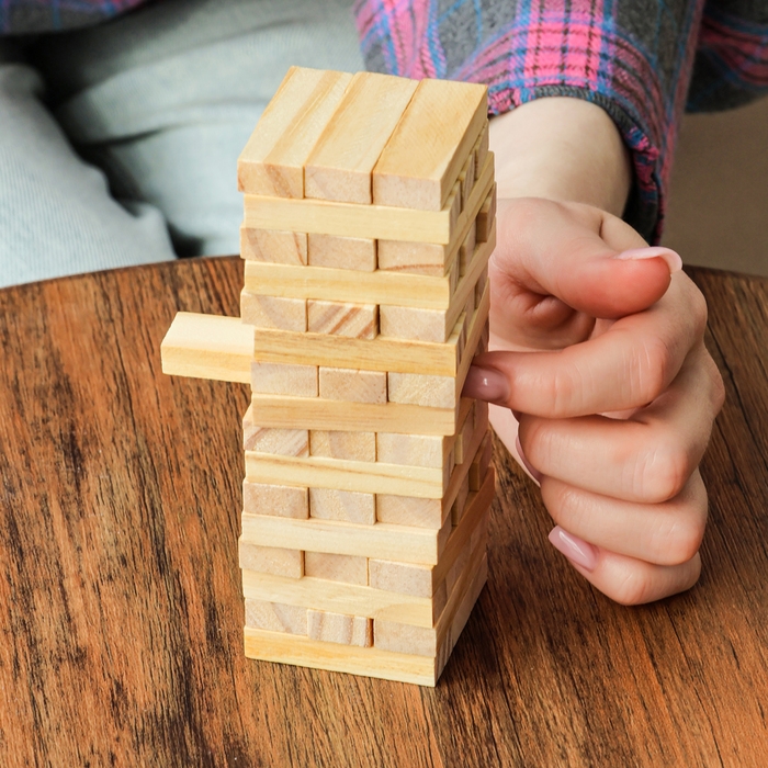 Игра настольная «Падающая башня» 13 × 4,5 × 4,5 см Игра настольная «Падающая башня» 13 × 4,5 × 4,5 см