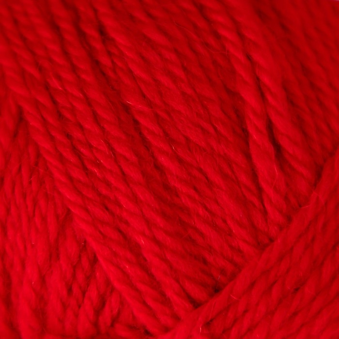 Пряжа Пряжа "Аргентинская шерсть" 100% импортная шерсть 200м/100гр (046 красный)