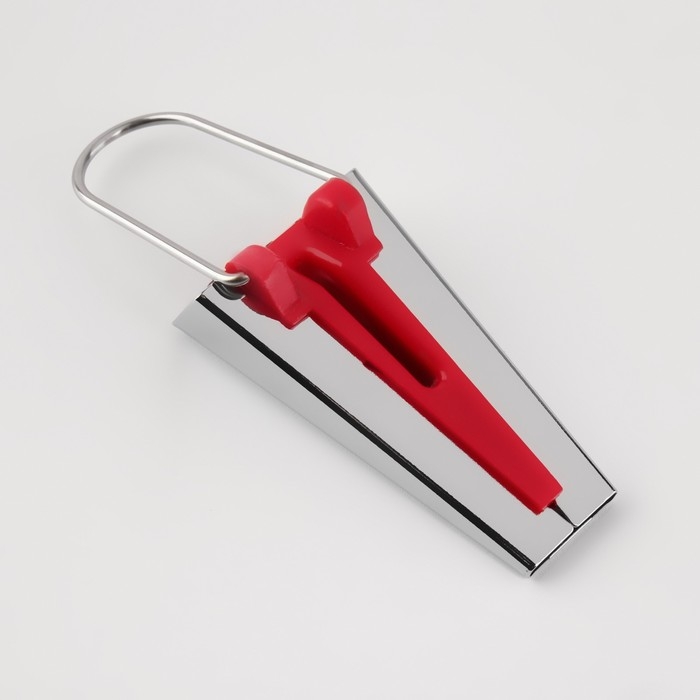 Устройство для складывания косой бейки, 18 мм, цвет красный Устройство для складывания косой бейки, 18 мм, цвет красный