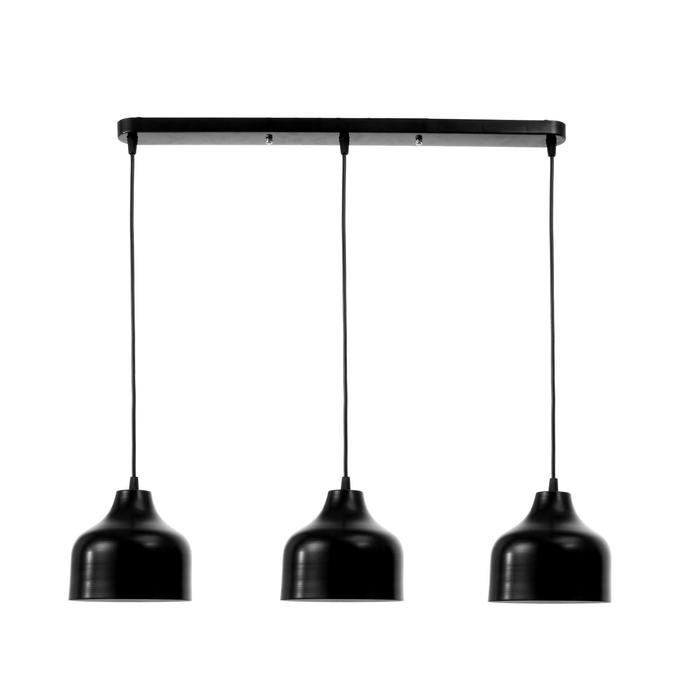 Светильник BayerLux 1115/3, 3х40Вт Е14, цвет чёрный