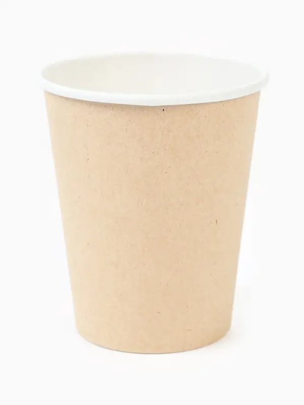 МП Стакан бумажный "Крафт" 250 мл, диаметр 80 мм (100 шт.)