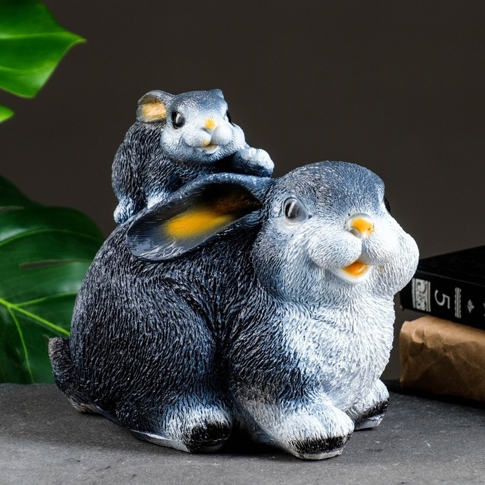 Копилка Копилка "Зайчиха с зайчонком" 15х8х10см