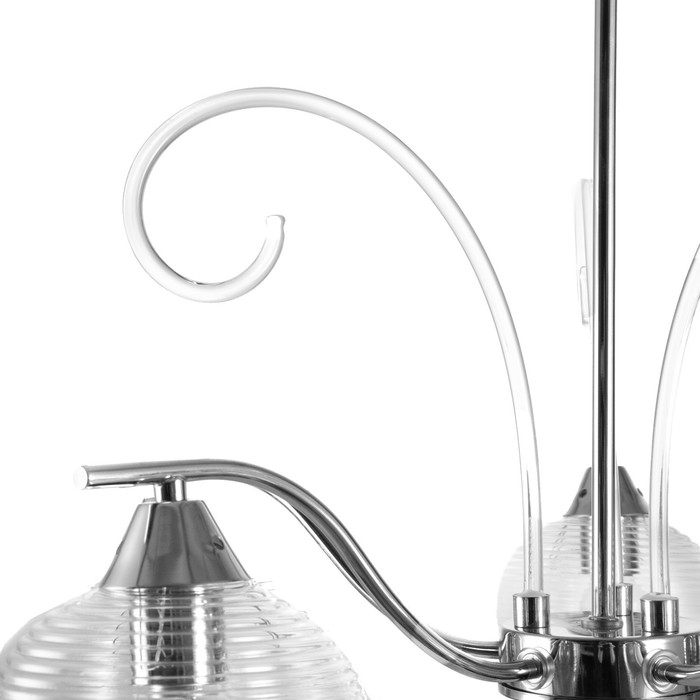 Люстра Люстра "Харми" 5xE27 40Вт серебро 58х58х41 см BayerLux