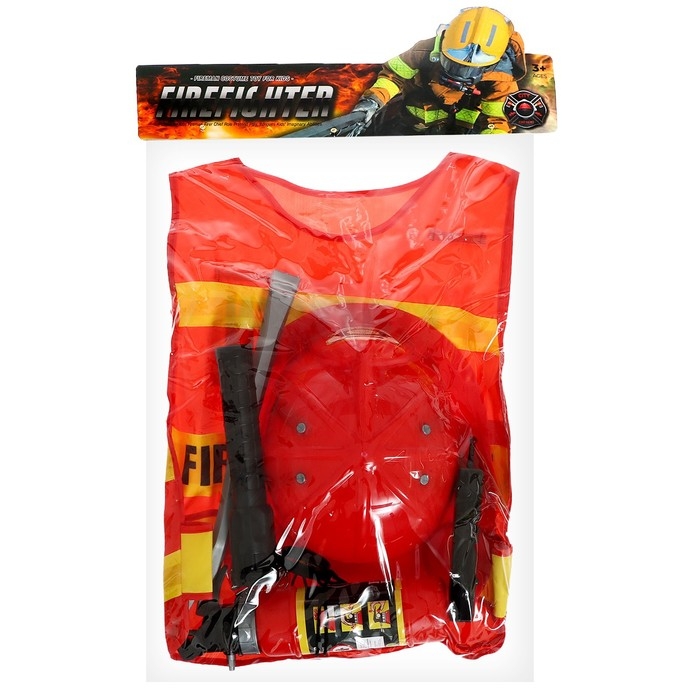 Набор пожарного «Огнеборец», с жилетом, 8 предметов Набор пожарного «Огнеборец», с жилетом, 8 предметов