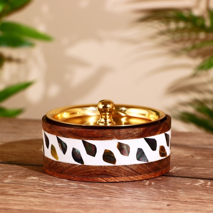 Миска деревянная 11 см, с крышкой Миска деревянная 11 см, с крышкой