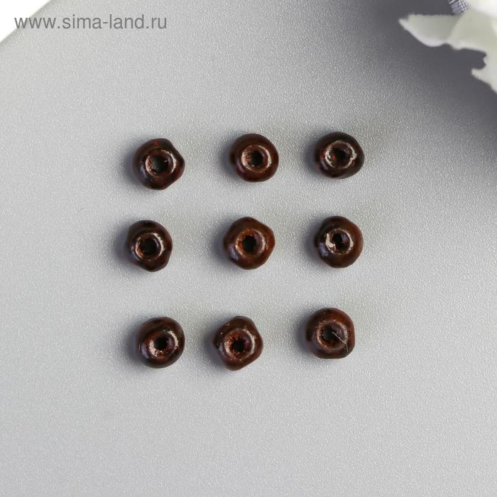 Деревянные бусины Деревянные бусины "Коричневые" набор 250шт, 4х5мм (WDB0416)