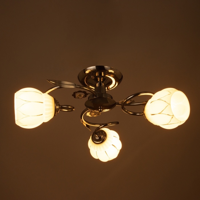 Люстра Люстра "Виола" 3х40Вт Е27 Хром МОДЕЛЬ: 2612379