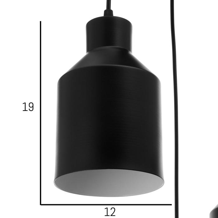 Люстра BayerLux Подвес BayerLux 0211/3 3х40Вт Е27, черный