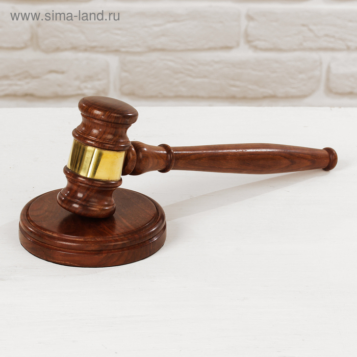 Сувенир дерево  Сувенир дерево "Судейский молоток" 29,5х12,5х7 см