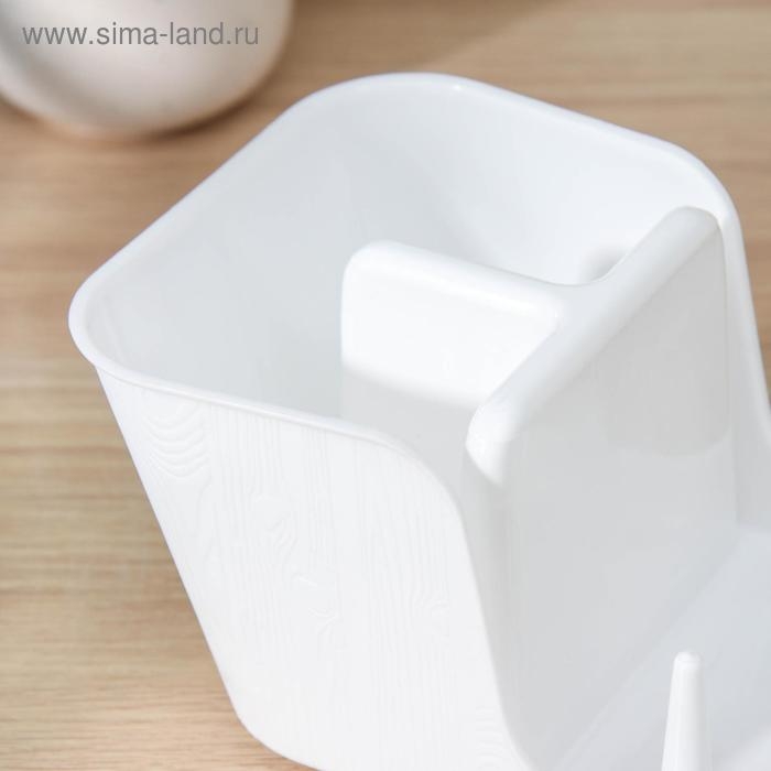 Сушилка для посуды Виолет Mini, 39×12,5×11 см, цвет белый Сушилка для посуды Виолет Mini, 39×12,5×11 см, цвет белый