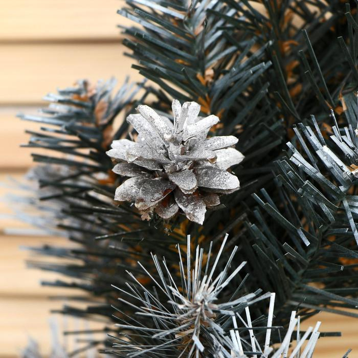 Венок Венок " Зимняя сказка (с серебряными шишками) 45 см