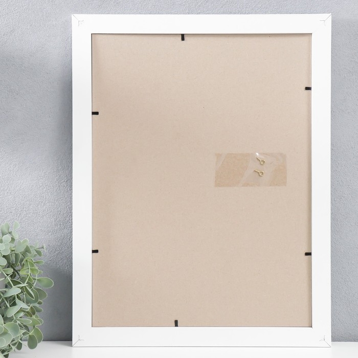 Рамка для фото МДФ 30х40см Рамка для фото МДФ 30х40см "Trend", белая (пластиковый экран)