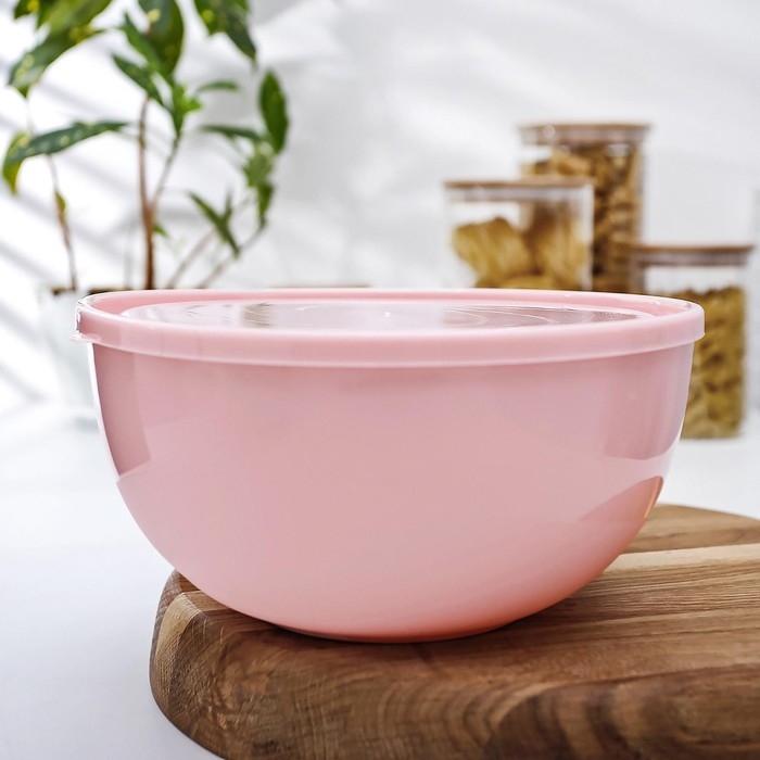 Салатник с крышкой «Galaxy», 2,5 л, цвет микс