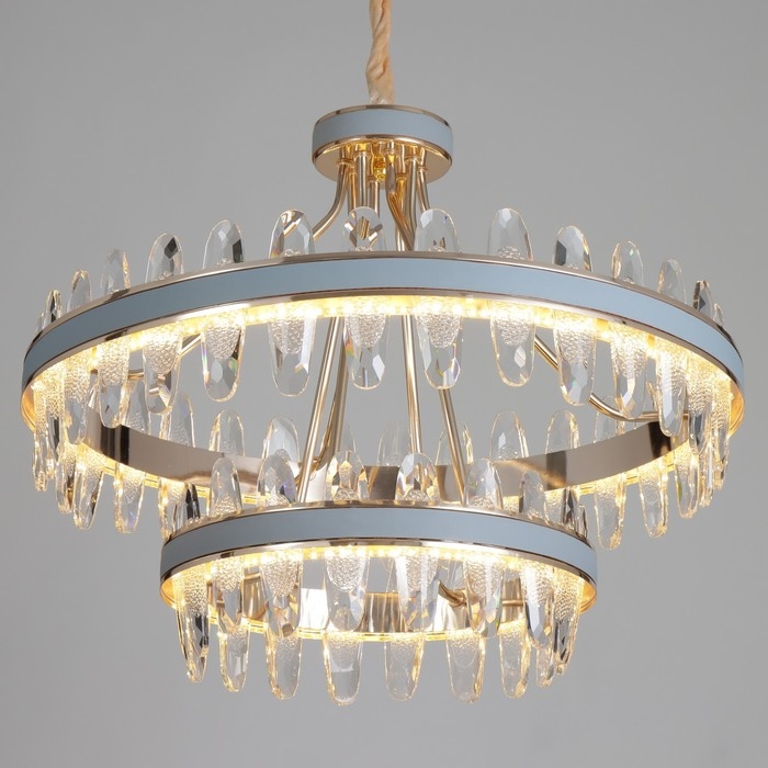 Люстра Люстра "Алиссия" LED 160Вт 3 режима золото 73,5х73,5х62 см BayerLux