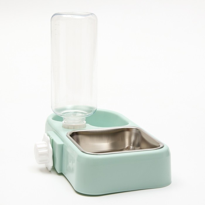 Комплекс автопоилка и автокормушка 26,5 х *16,5 х 22 см, голубой Комплекс автопоилка и автокормушка 26,5 х *16,5 х 22 см, голубой