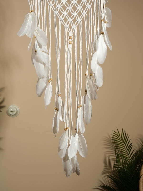 Ловец снов "Мятные тона" 32х90 см.