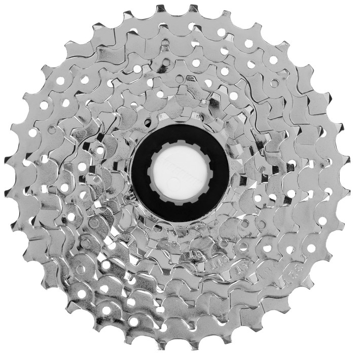 Кассета CS-05 SUPERWIN 9 скоростей, 11-32 зубьев, хромированная Кассета CS-05 SUPERWIN 9 скоростей, 11-32 зубьев, хромированная