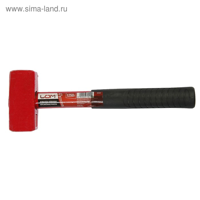 Кувалда ЛОМ, металлическая обрезиненная рукоятка, 1.25 кг Кувалда ЛОМ, металлическая обрезиненная рукоятка, 1.25 кг