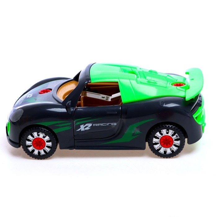 Конструктор винтовой «Спорткар», с электрическим шуруповёртом, свет и звук, 24 детали Конструктор винтовой «Спорткар», с электрическим шуруповёртом, свет и звук, 24 детали