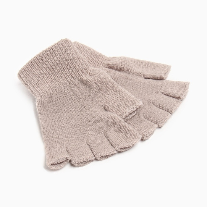 Митенки MINAKU ,цв. бежевый, р-р 15 (6-8 лет) Митенки MINAKU ,цв. бежевый, р-р 15 (6-8 лет)