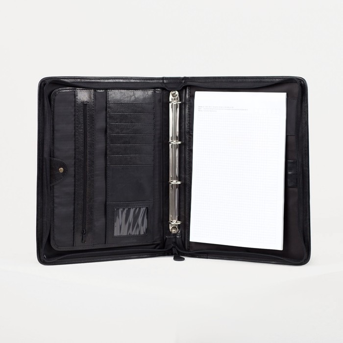 Папка для документов «Алекс», цвет чёрный