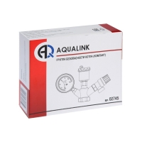 Группа безопасности AQUALINK, для котлов отопления, 1", 3 бар, компакт