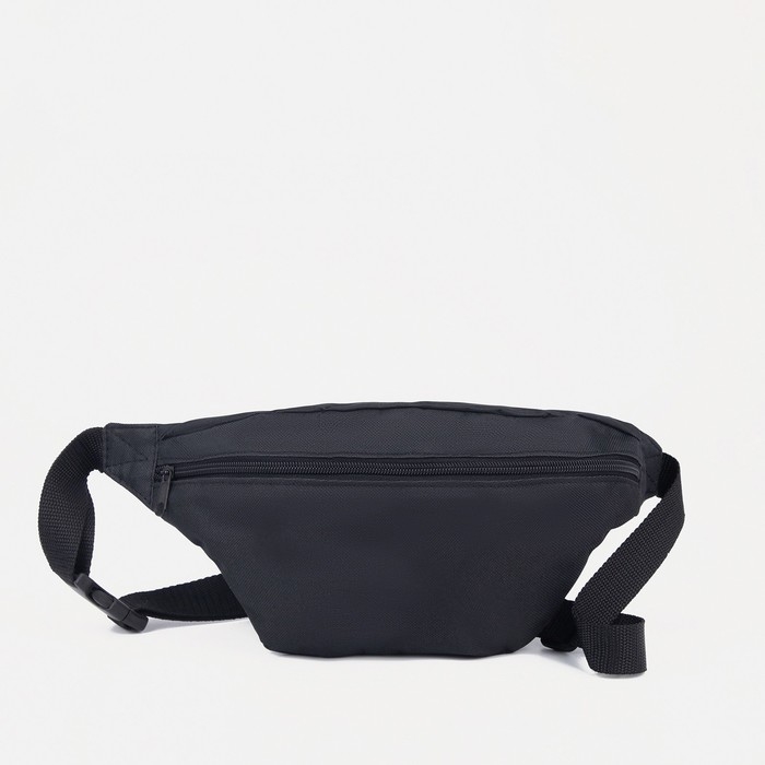 Поясная сумка на молнии, цвет чёрный Поясная сумка на молнии, цвет чёрный