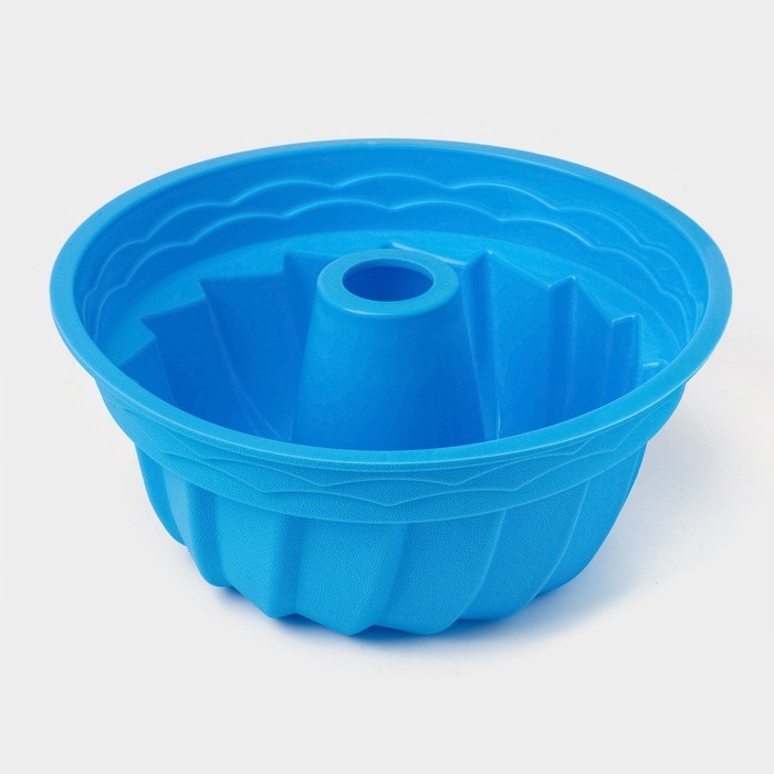 Форма для выпечки Доляна &laquo;Немецкий кекс. Заварное печенье&raquo;, силикон, 23&times;10 см, цвет МИКС