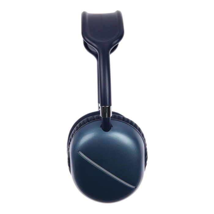 Наушники AKZ MAX10, беспроводные, полноразмерные,  микрофон, подсветка, синие Наушники AKZ MAX10, беспроводные, полноразмерные,  микрофон, подсветка, синие