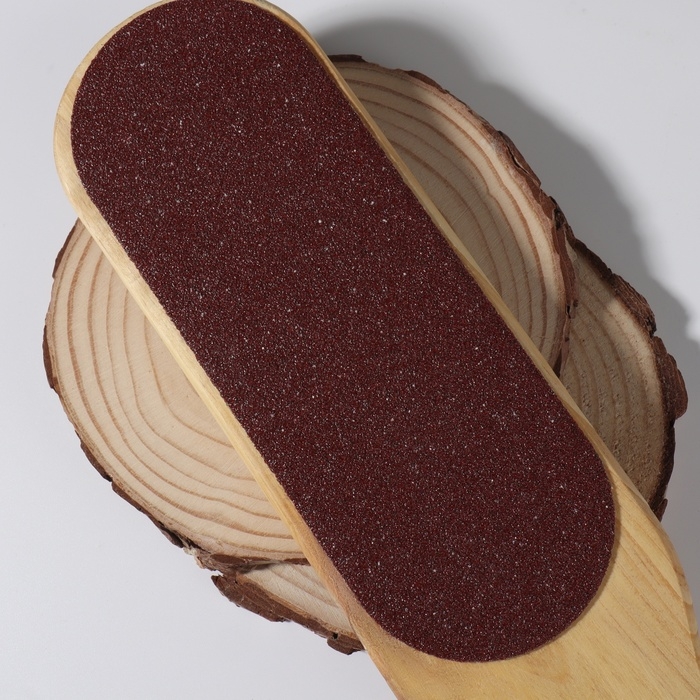 Пилка для ног, наждачная, двусторонняя, 29 см, деревянная Пилка для ног, наждачная, двусторонняя, 29 см, деревянная