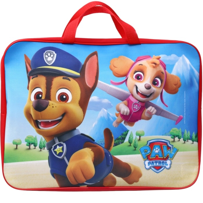 Папка с ручками текстильная А4, 350х270х100 мм, Щенячий патруль Папка с ручками текстильная А4, 350х270х100 мм, Щенячий патруль