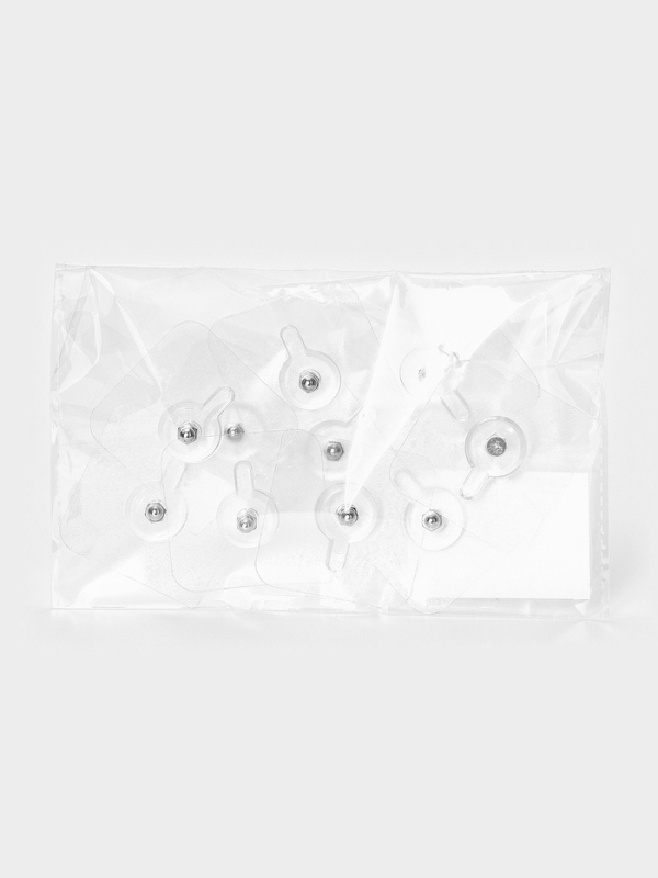 Крючки для полок самоклеящиеся, винтовые, 5,7×5,7 см, 10 шт