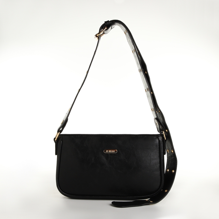 Сумка женская, багет, на молнии, цвет чёрный Сумка женская, багет, на молнии, цвет чёрный