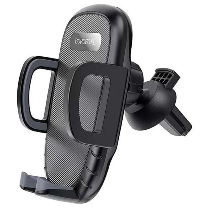 Автомобильный держатель Borofone BH52, в дефлектор, для 4.5-6.7 Автомобильный держатель Borofone BH52, в дефлектор, для 4.5-6.7", зажим 55-90 мм, чёрный